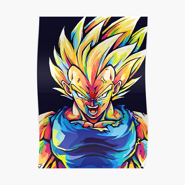 Vegeta Poster For Sale By Davidbenson47 Redbubble 3919