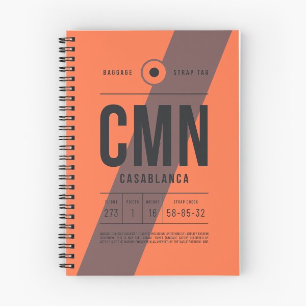 Item preview, Luggage Tag E - CMN Casablanca Morocco designed and sold by VoodooCircus.