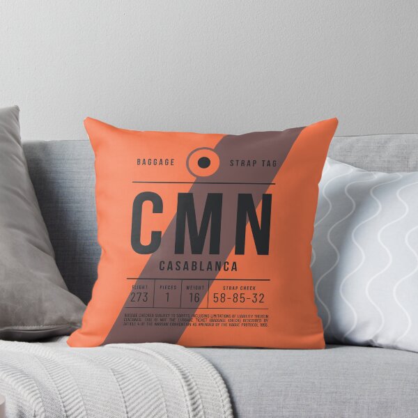 Item preview, Luggage Tag E - CMN Casablanca Morocco designed and sold by VoodooCircus.