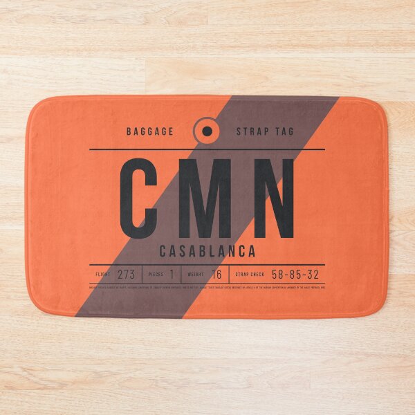 Item preview, Luggage Tag E - CMN Casablanca Morocco designed and sold by VoodooCircus.