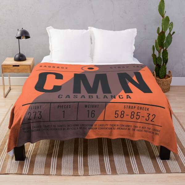 Item preview, Luggage Tag E - CMN Casablanca Morocco designed and sold by VoodooCircus.