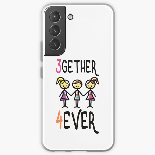 Polyamory Polyamorous Relationship 3gether 4ever Throuple Samsung Galaxy Soft Case