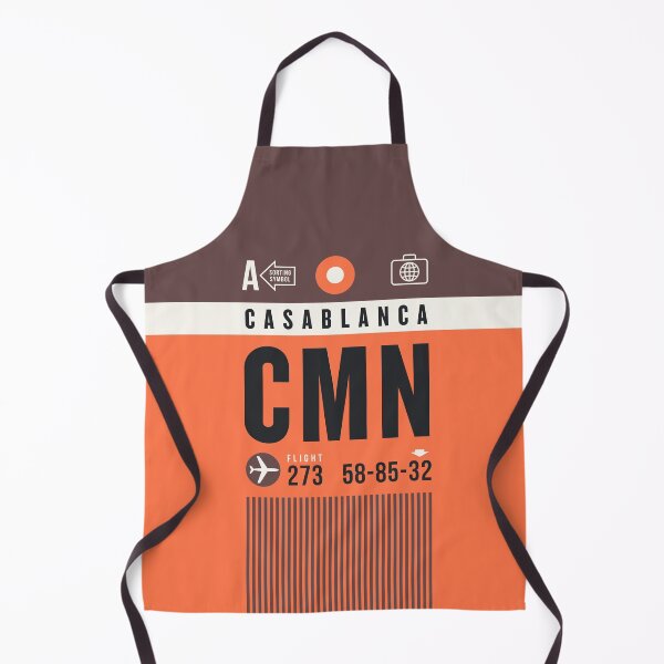 Item preview, Luggage Tag A - CMN Casablanca Morocco designed and sold by VoodooCircus.