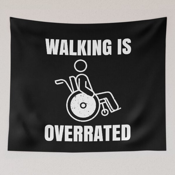 Item preview, Walking Is Overrated Wheelchair Users designed and sold by MooonTees.