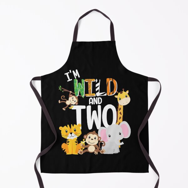 Item preview, I'm Wild and Two Zoo Theme Birthday Safari Jungle Animals designed and sold by MalloWilli.