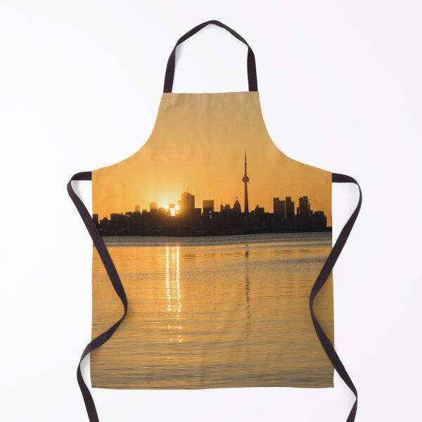 Item preview, Silky Breeze and Sunshine - the Sun Rising Behind Toronto Distinctive Skyline designed and sold by Georgia Mizuleva.
