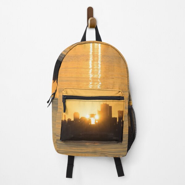 Item preview, Silky Breeze and Sunshine - the Sun Rising Behind Toronto Distinctive Skyline designed and sold by Georgia Mizuleva.