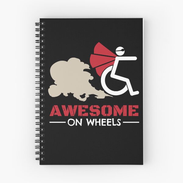 Item preview, Awesome On Wheels Wheelchair Users designed and sold by MooonTees.
