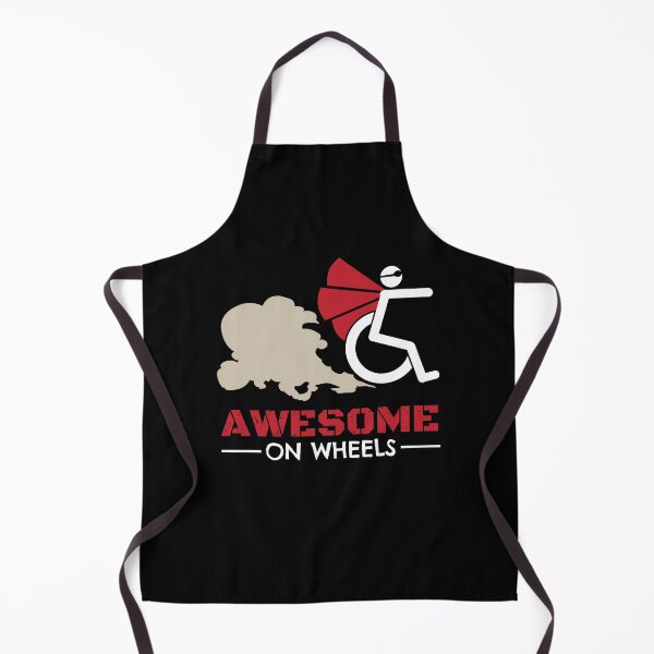 Item preview, Awesome On Wheels Wheelchair Users designed and sold by MooonTees.