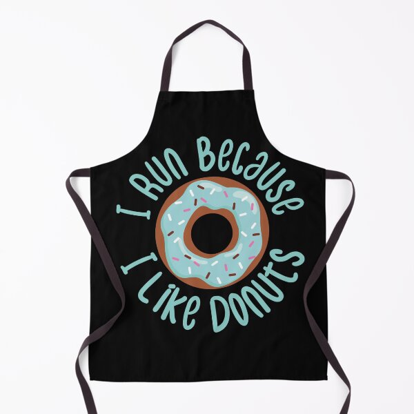 Item preview, I Run Because I Like Donuts Funny Donuts Quote designed and sold by medbdj.