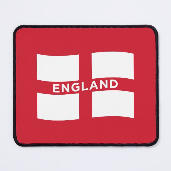Item preview, England Wave Flag With Text (On Red) designed and sold by STUDIO-72.
