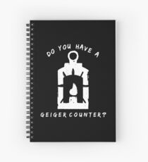 Mine Is In The Shop (White&Text) Spiral Notebook