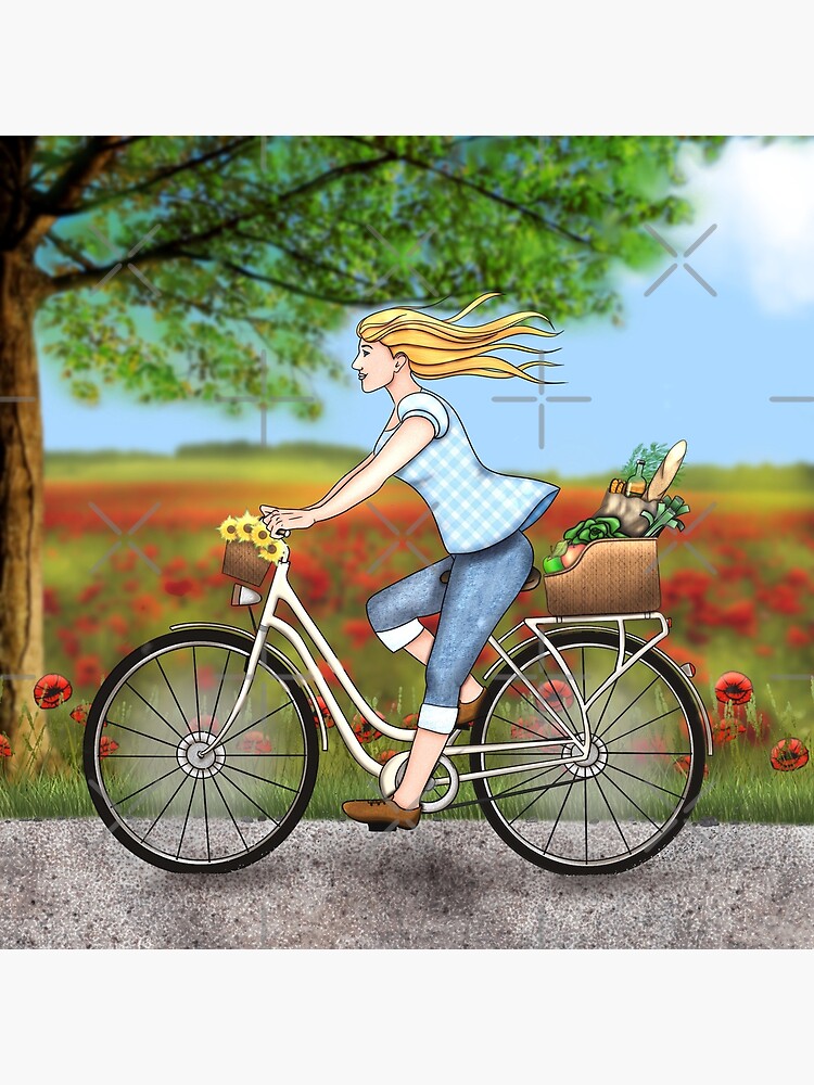 "Ride your bike ride more bikes" Poster for Sale by Milamara Redbubble