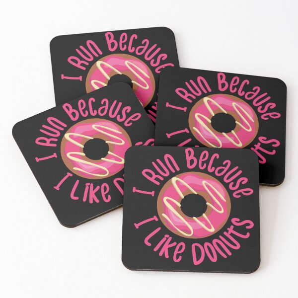 Item preview, I Run Because I Like Donuts Funny Donuts Quote designed and sold by medbdj.