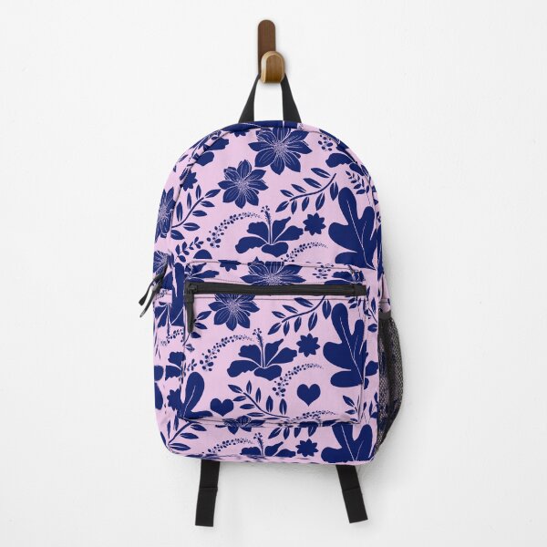 Item preview, Tropical Blue Hibiscus Monstera Leaves Pattern designed and sold by GraphicsClub.