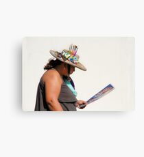 Artist, Preparing to Create Canvas Print
