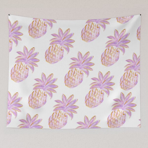 Item preview, Purple Gold Pineapple - Golden Hour designed and sold by Kristen Laczi.