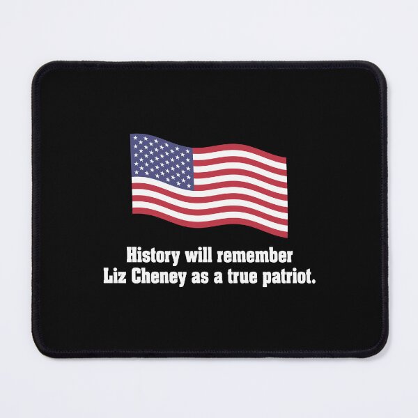 Item preview, Liz Cheney True Patriot Waving American Flag designed and sold by Maljonic.