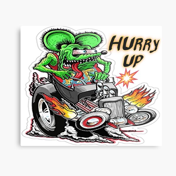 Rat Fink Metal Prints For Sale Redbubble