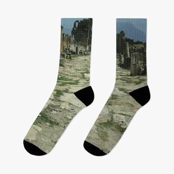 Item preview, Roadway of Pamukkale Photograph designed and sold by taiche.