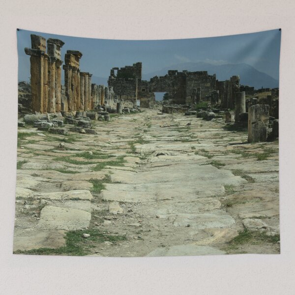 Item preview, Roadway of Pamukkale Photograph designed and sold by taiche.