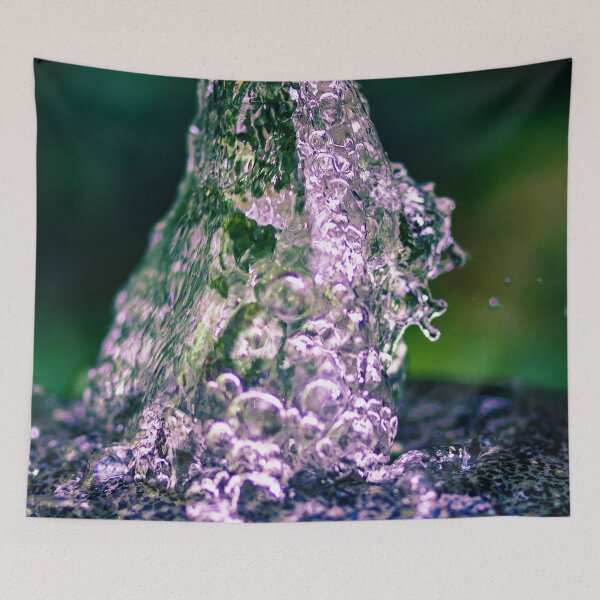 Item preview, Green and Pink Water Art designed and sold by balazsromsics.