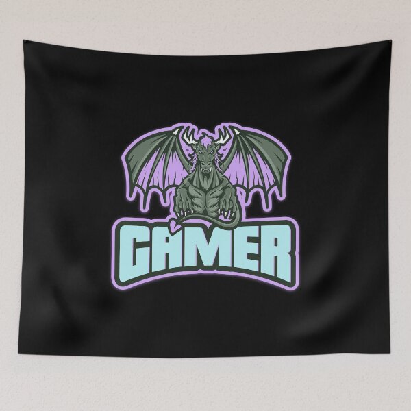 Item preview, Gamer with Devil Cryptid designed and sold by PRIVARSHU.