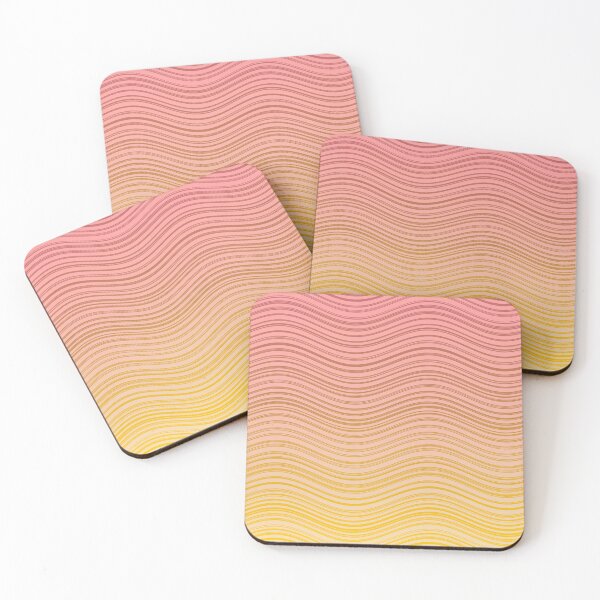 Item preview, Orange waves pattern designed and sold by MinEkkoArt.