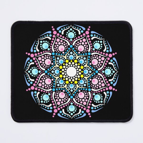 Item preview, "Cherry Blossom" - Colorful dot mandala design designed and sold by ColorDropsM.