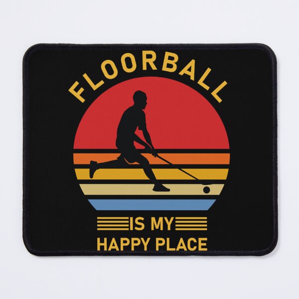 Item preview, Floorball Is My Happy Place Floorball Sticker designed and sold by felyn3gloria.