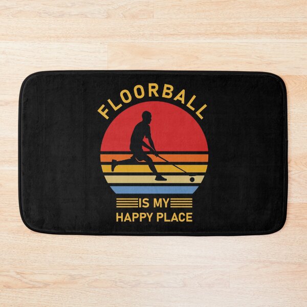 Item preview, Floorball Is My Happy Place Floorball Sticker designed and sold by felyn3gloria.