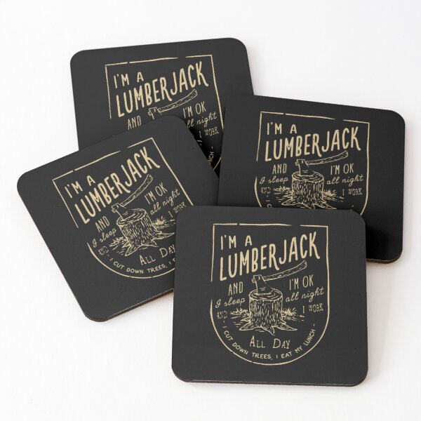 Item preview, i m a lumberjack and i m okay i sleep all night designed and sold by aryagiri.