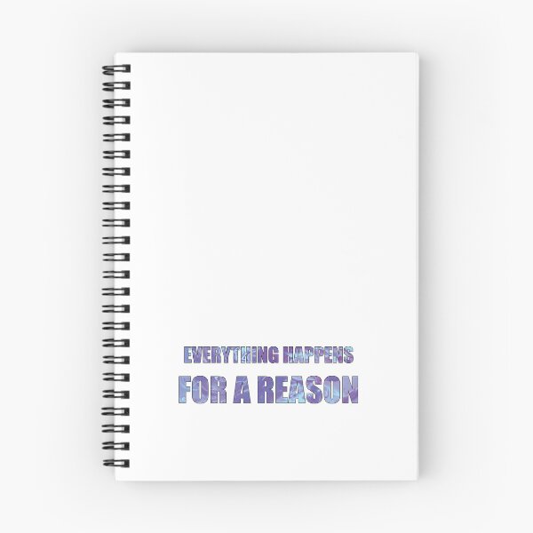 Item preview, Everything Happens For a Reason Purple Quote designed and sold by DeliveryGeorge.