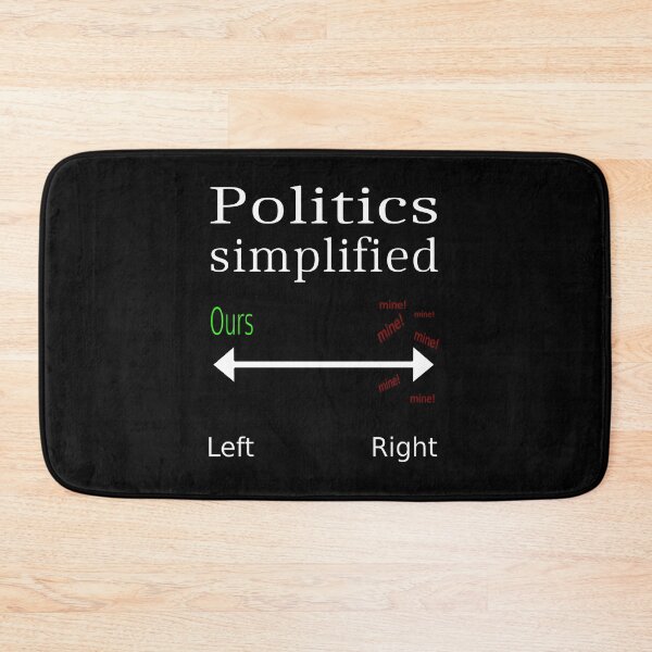 Item preview, Politics simplified designed and sold by CottagePop.