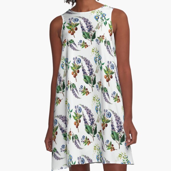 Heritage Flowery Fruity Botanicals A-Line Dress