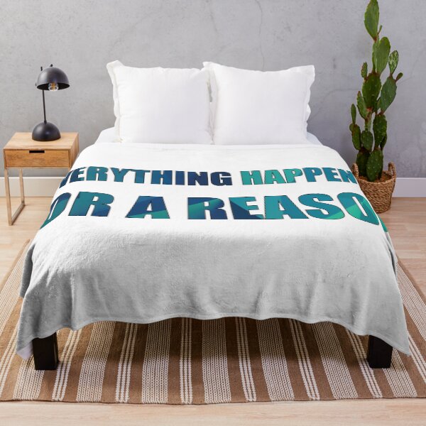 Item preview, Everything Happens For a Reason Gen Z quote designed and sold by DeliveryGeorge.