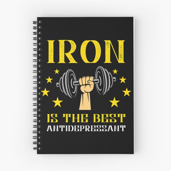 Item preview, Iron Is The Best Antidepressant Classic T-Shirt designed and sold by monica45je.