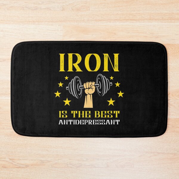 Item preview, Iron Is The Best Antidepressant Classic T-Shirt designed and sold by monica45je.