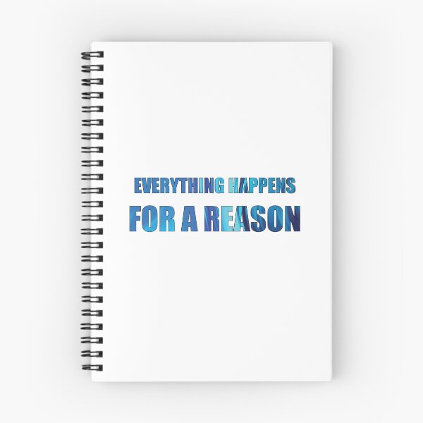 Item preview, Everything happens for a reason blue quote Gen Z designed and sold by DeliveryGeorge.