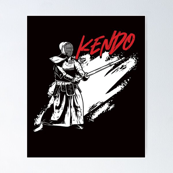 Item preview, Kendo Samurai Katana Japanese Warrior Martial Arts Fighter designed and sold by TomGiantDesigns.