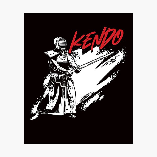 Item preview, Kendo Samurai Katana Japanese Warrior Martial Arts Fighter designed and sold by TomGiantDesigns.