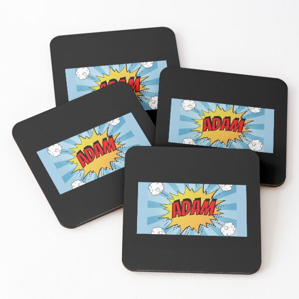 Item preview, Personalised Pop Art Name Adam Mouse Pad designed and sold by saurelmosert.