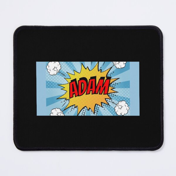 Item preview, Personalised Pop Art Name Adam Mouse Pad designed and sold by saurelmosert.