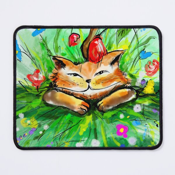 Item preview, Summer cat designed and sold by mazitovaart8.