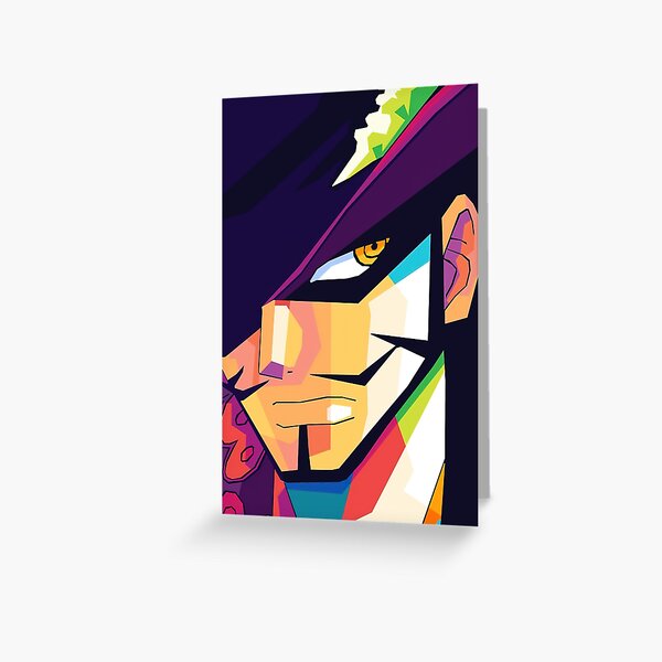 Dracula Mihawk Sword Yoru Greeting Card by Agashyou