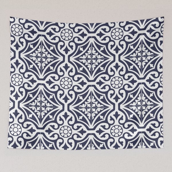 Item preview, Hamptons Blue and White Moroccan Talavera Tile designed and sold by HotHibiscus.