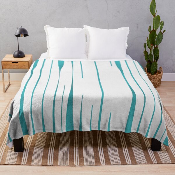Item preview, Turquoise stripes designed and sold by TheaDesign.