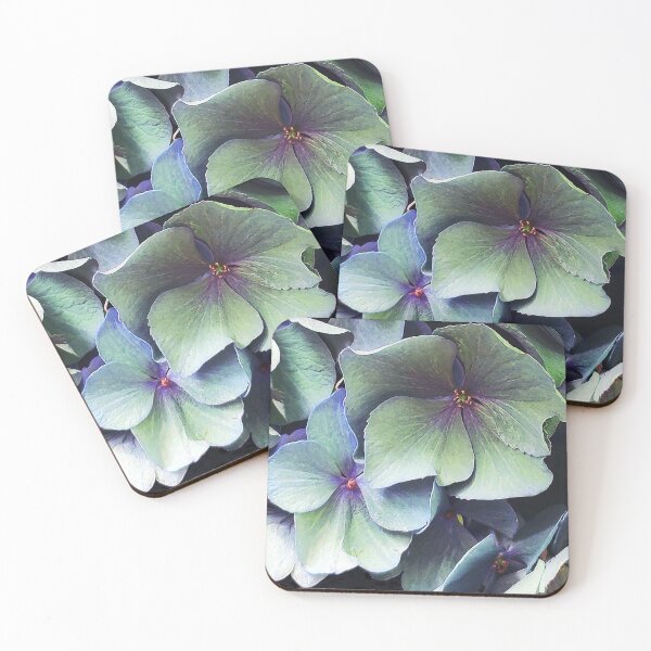 Item preview, Hydrangea Detail-Green-Purlpe-Flower designed and sold by TessAndre.