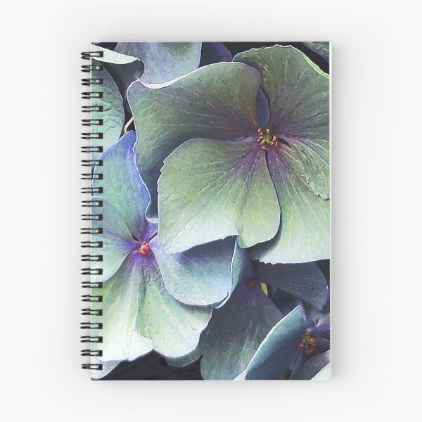Item preview, Hydrangea Detail-Green-Purlpe-Flower designed and sold by TessAndre.