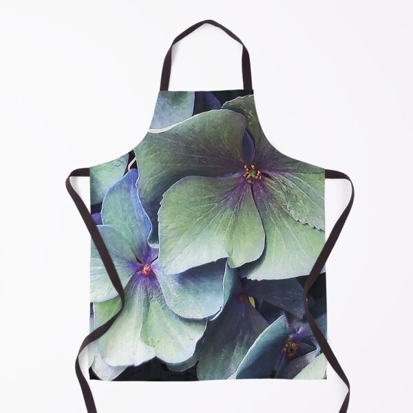 Item preview, Hydrangea Detail-Green-Purlpe-Flower designed and sold by TessAndre.